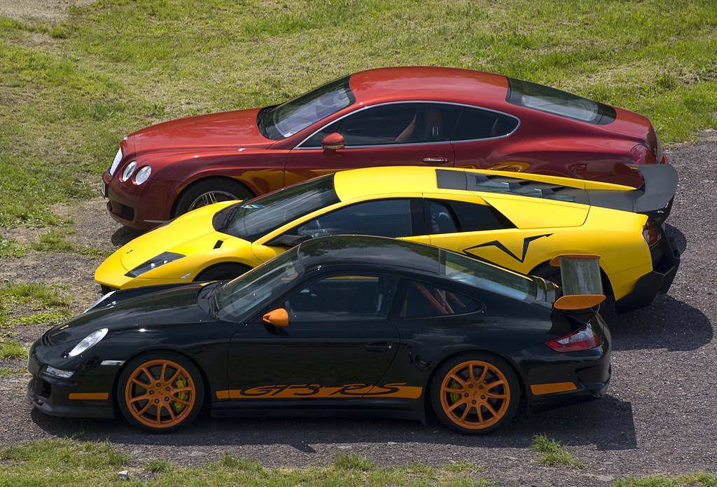Bentley, Lamborghini, Porsche